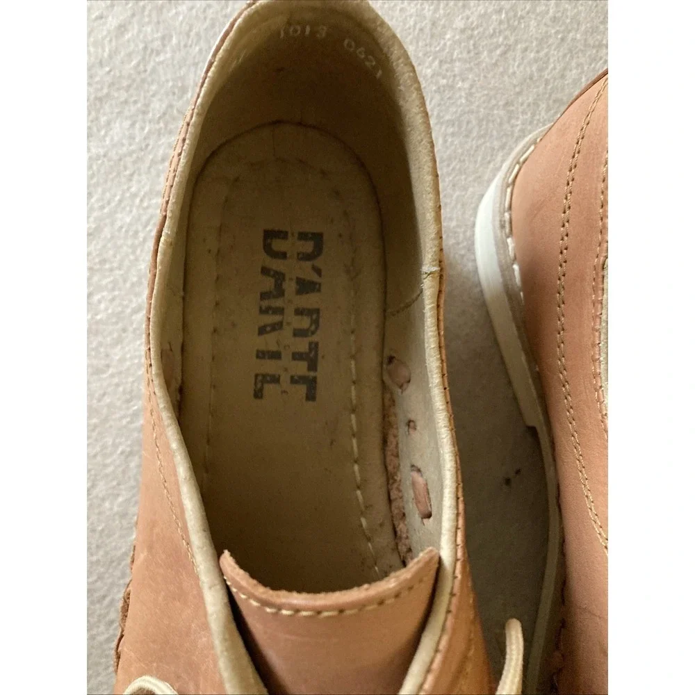 D'arte Artisanal Huarache‎ Hand Made Leather Shoe Sz 9 Lace Up Sandal Lofer
